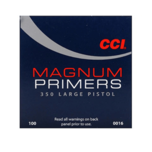 CCI Large Pistol Magnum Primers #350 Box of 1000 (10 Trays of 100)