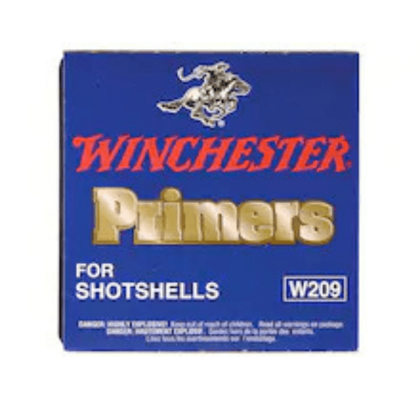 Winchester Primers #209 Shotshell Box of 1000 (10 Trays of 100) - Tactical World