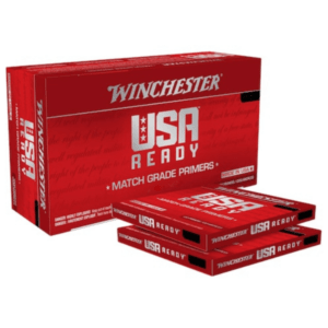 Winchester USA Ready Large Rifle Match Primers Box of 1000 (10 Trays of 100)