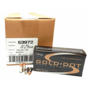 357 SIG Ammo 125gr GDHP Speer Gold Dot (53972) 50 Round Box