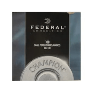 Federal Small Pistol Primers #100 Box of 1000 (10 Trays of 100)