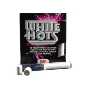 IMR White Hots Black Powder Substitute 50 Caliber #209 Primer Pre-Formed Charges Pack of 72