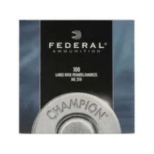Federal Large Rifle Primers #210 Box of 1000 (10 Trays of 100)