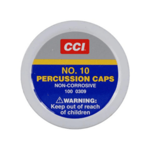 CCI Percussion Caps #10 Box of 1000 (10 Cans of 100)