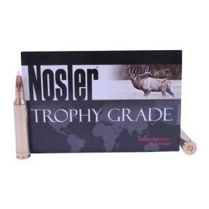 Nosler Trophy Grade 7mm Remington Magnum 140 Grain AccuBond Spitzer Brass Cased Centerfire Rifle Ammunition 60033 Caliber: 7mm Remington Magnum, Number of Rounds: 20, w/ Free Shipping